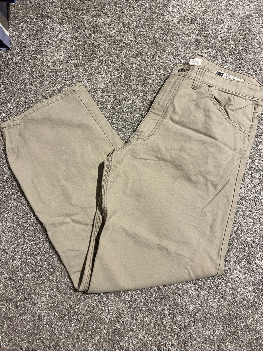 GAP Men's Worker Jeans in Light Khaki